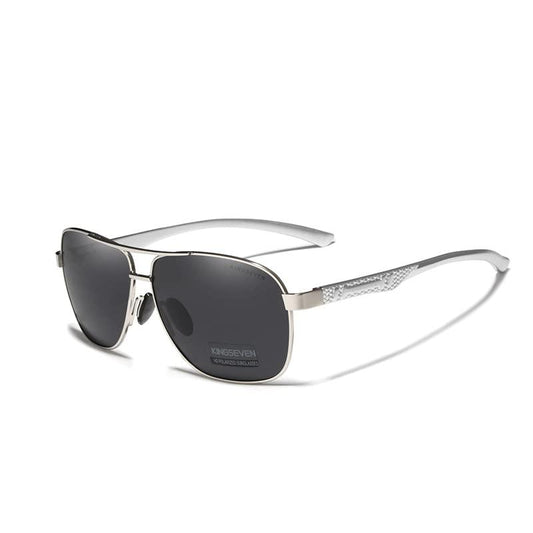 KINGSEVEN Aluminum Magnesium Unisex Aviator Eyeglass 7188 Driving, Fishing, Fashion Fit, Sunglass Lightweight, Top, Sunglass, Fashionable, Comfortable Design Vision