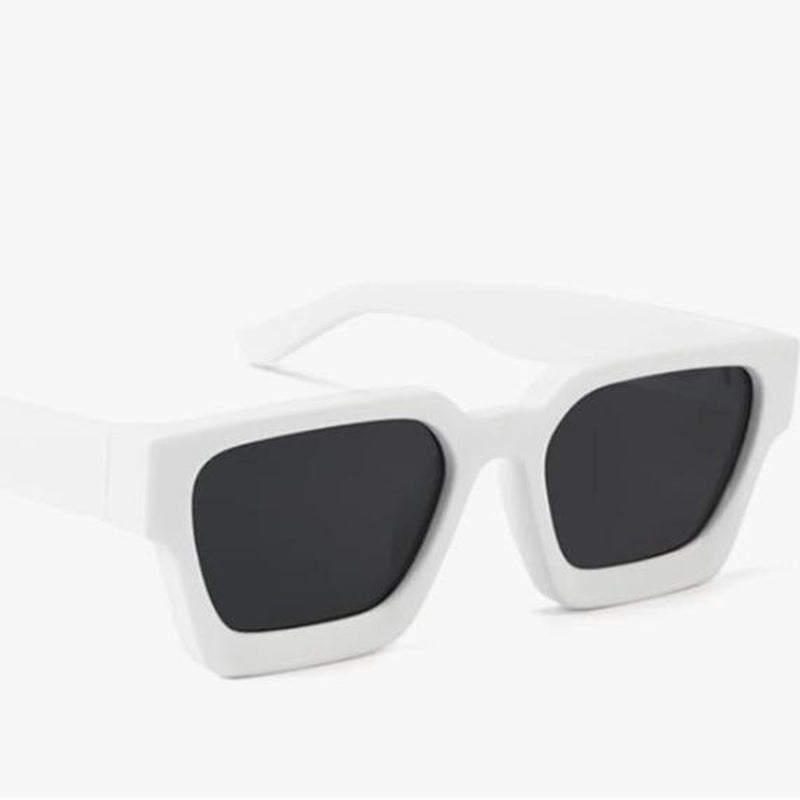 Trendy Square Sunglasses for Men Women Fashion Thick Rectangle Sun Glasses UV Protection Shades Designer Style