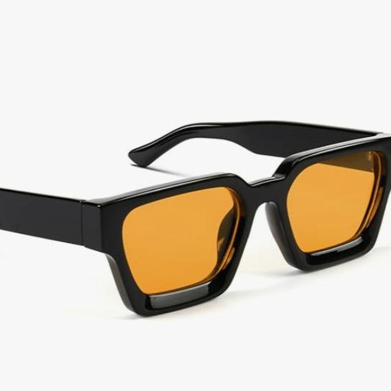 Trendy Square Sunglasses for Men Women Fashion Thick Rectangle Sun Glasses UV Protection Shades Designer Style