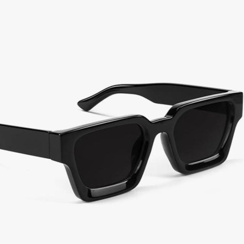 Trendy Square Sunglasses for Men Women Fashion Thick Rectangle Sun Glasses UV Protection Shades Designer Style