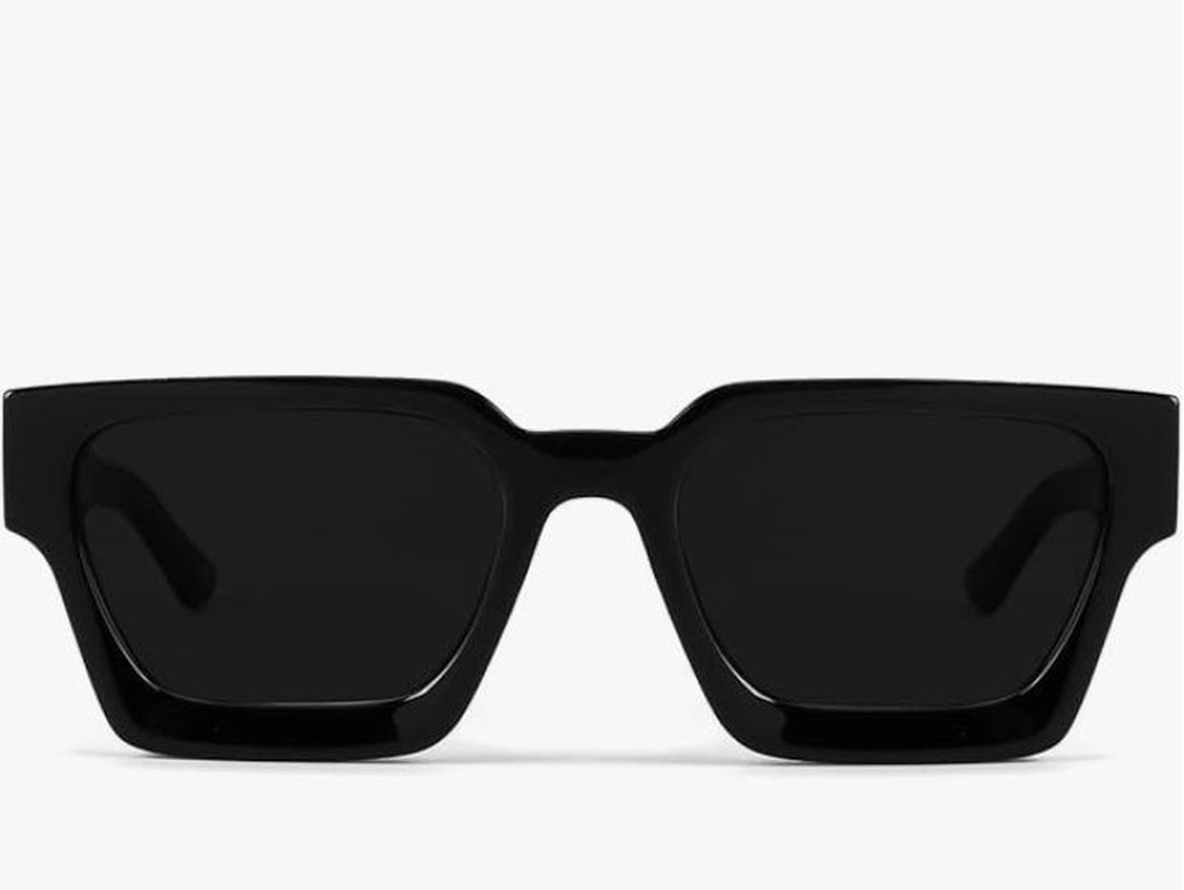 Trendy Square Sunglasses for Men Women Fashion Thick Rectangle Sun Glasses UV Protection Shades Designer Style